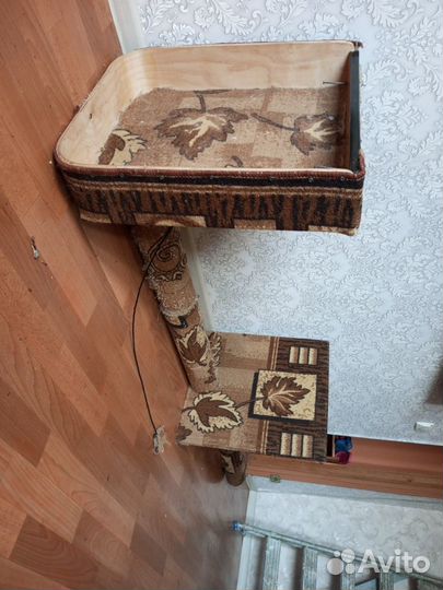 Дом двухэтажный когтеточка лазелка для кошек