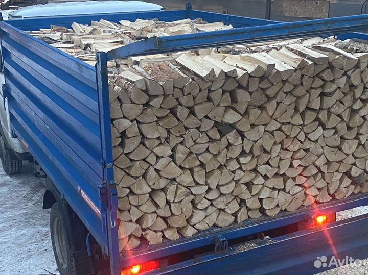 Дрова березовые. Колотые