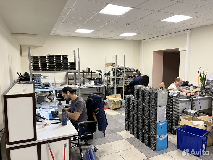 Обслуживание оборудования для майнинга