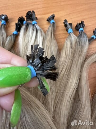 Наращивание волос, капсуляция, снятие волос