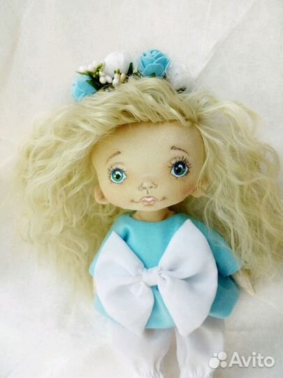 Кукла текстильная с пижамой 