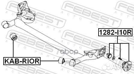 Ступица колеса зад. Hyundai Accent 05/Getz 02