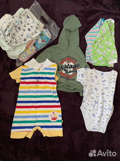 Детские вещи пакетом 56-68