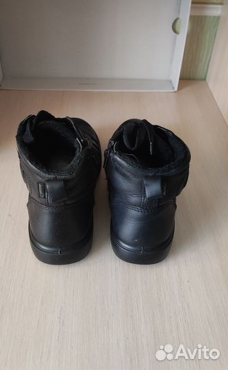 Ботинки ecco кожаные р. 37 для мальчика