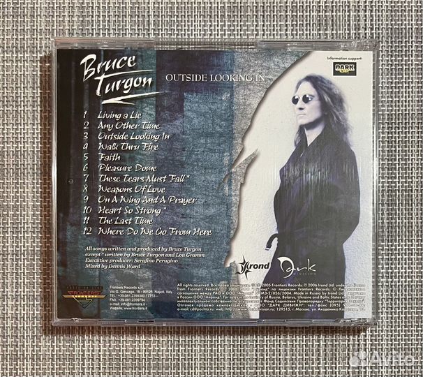 Bruce Turgon - Outside Looking In CD Rus