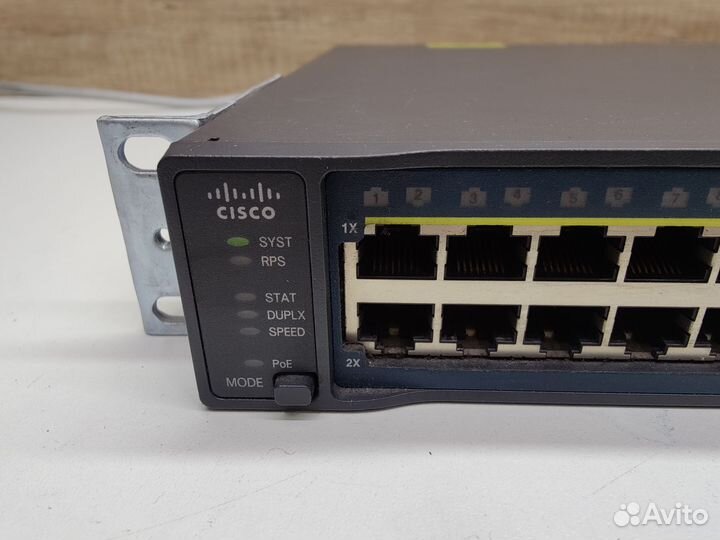 POE Коммутатор 3L Cisco Catalyst WS-C3560V2-48PS-S