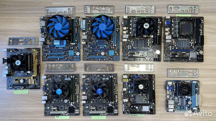 Материнские платы AM3 plus / 1155 / FM2 plus