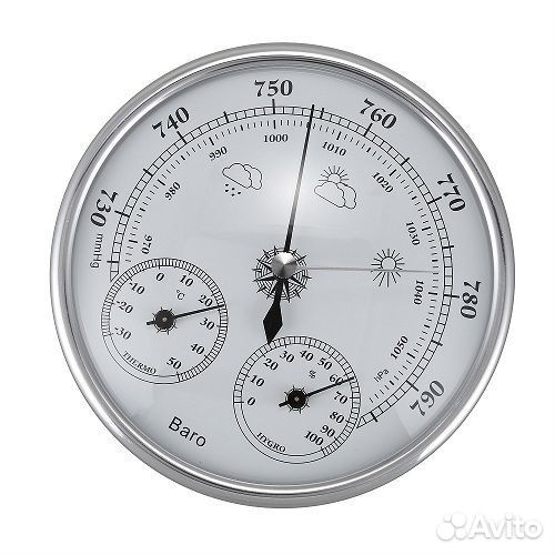 Барометр гигрометр термометр работ. без батареек