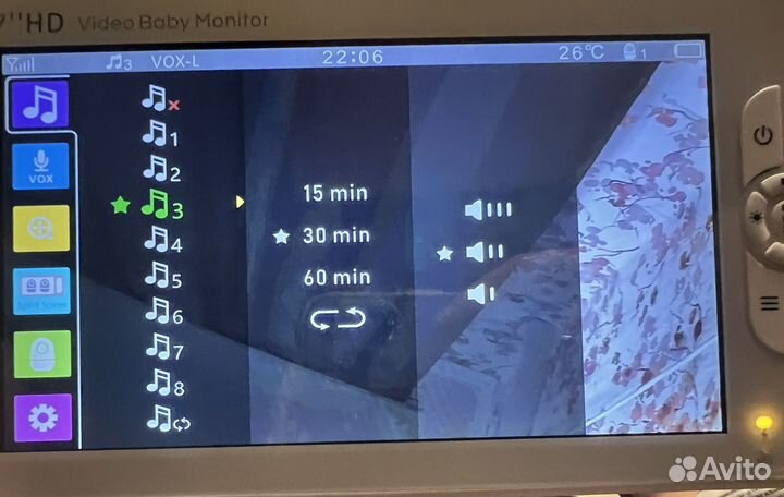 Видеоняня Baby Monitor SM70PTZ