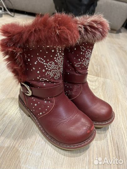 Сапоги зимние детские 27 размер для девочки