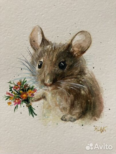 Картина постер мышонок