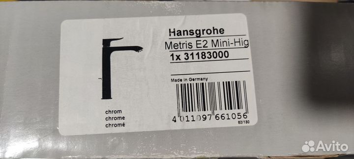 Смеситель hansgrohe metris e2 31183000