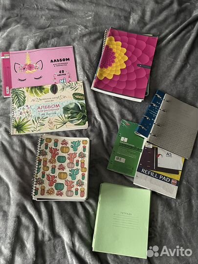 Тетради, альбомы для рисования