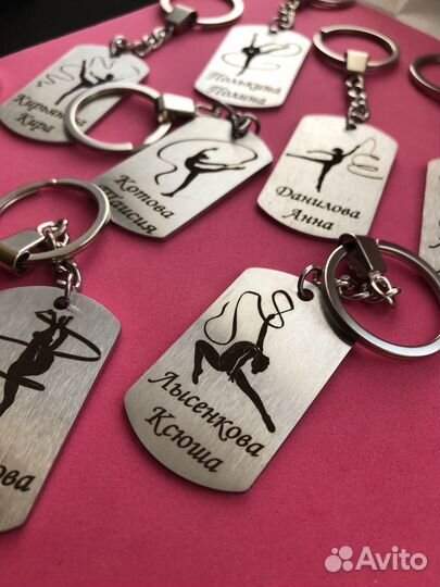 Брелоки гимнастика художественная