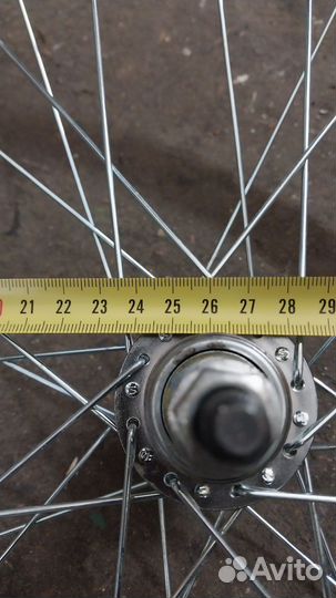 Колесо велосипедное заднее 24 дюйма