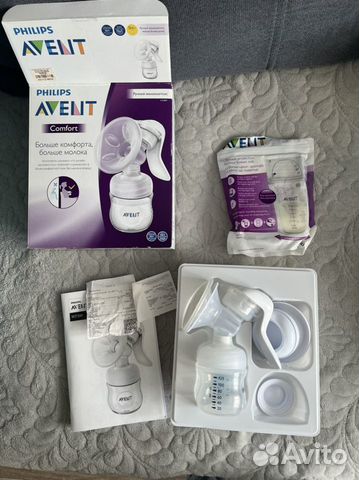 Молокоотсос avent ручной новый