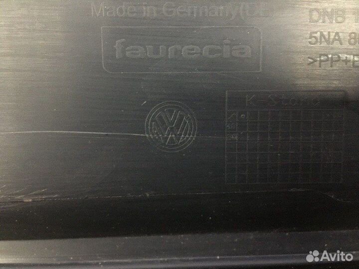 Юбка бампера задняя Volkswagen Tiguan 2017