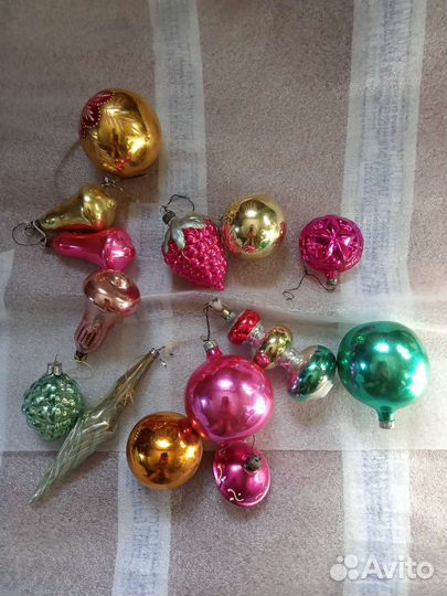 Елочные игрушки СССР