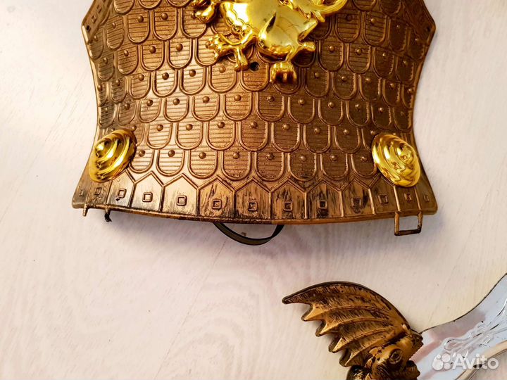 Набор игровой костюм викинга шлем меч защита