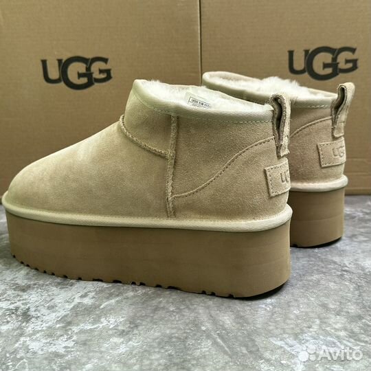 Ugg classic ultra mini platform mustard seed