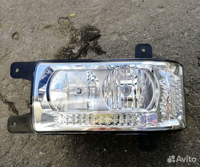 Фара блок Камаз-6520, 6511, 4308 с дхо левая Н/О