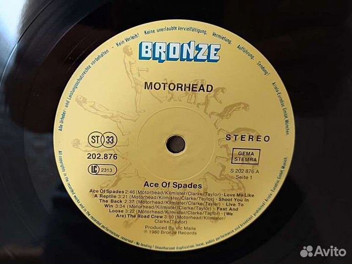 Motorhead Vinyl LP GE, UK