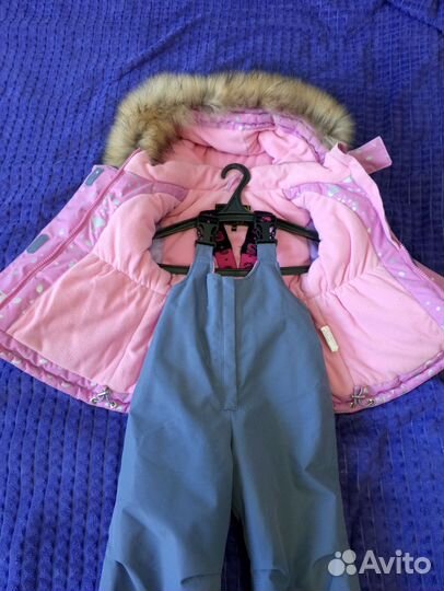 Зимний костюм для девочки 86