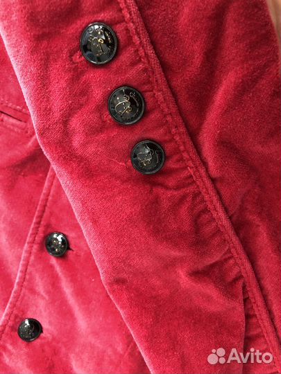 Пиджак, 8-9 лет, Франция малиновый