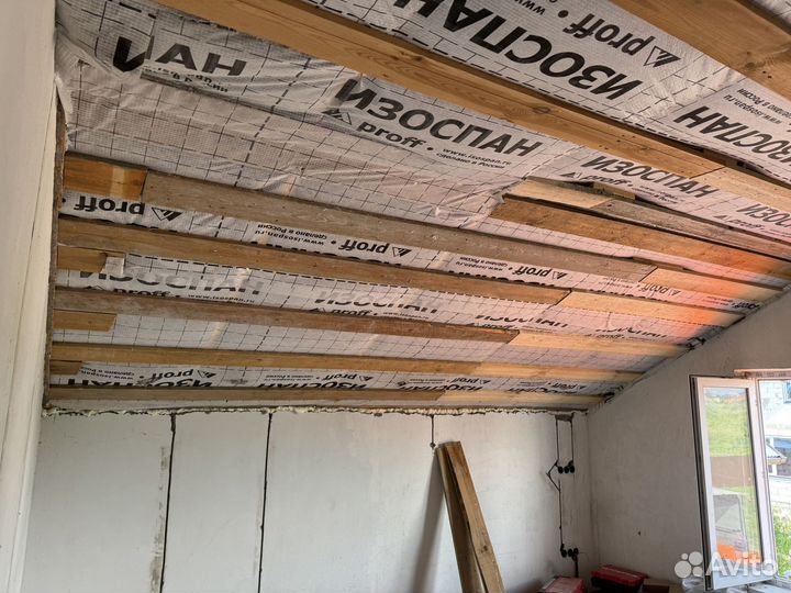 Утеплитель эковата в помещение