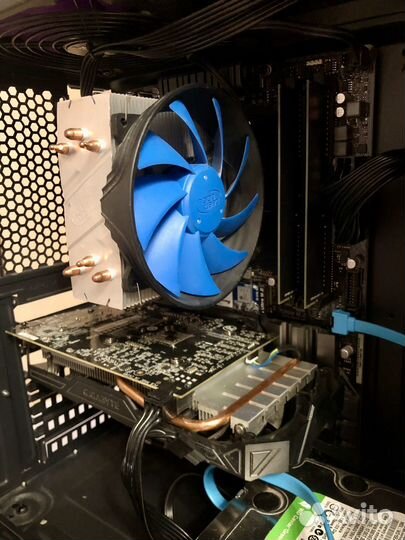 Комплект am4 b450 + Ryzen 5 2600 +16gb gtx1060 6gb