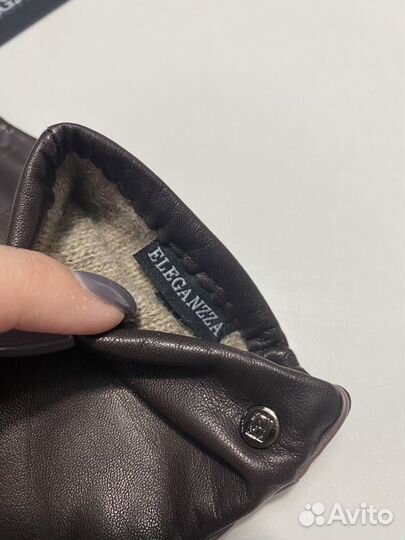 Перчатки женские кожаные новые 7.5