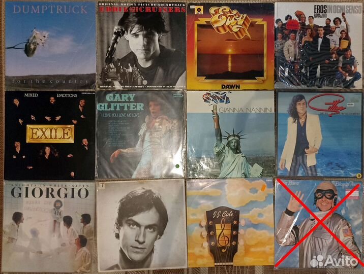 Фирменные виниловые пластинки новый набор