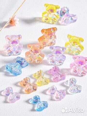 3д фигурки для дизайна ногтей