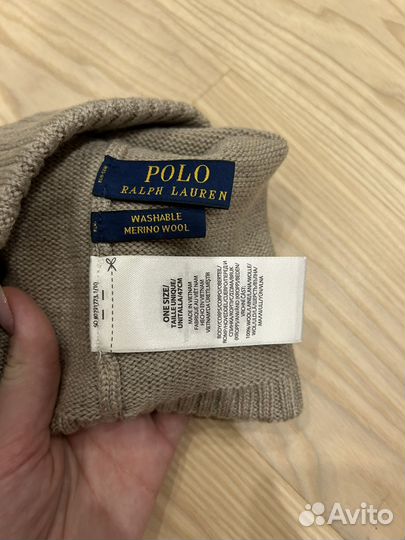 Мужская шапка polo ralph lauren новая оригинал