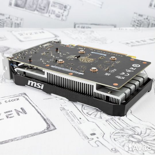 Видеокарта MSI GTX 1650 ventus XS 4Gb