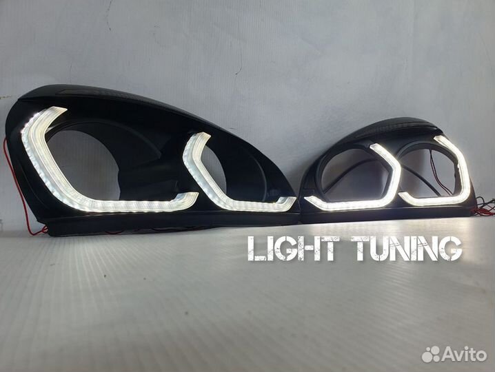 Led маски фар Приора