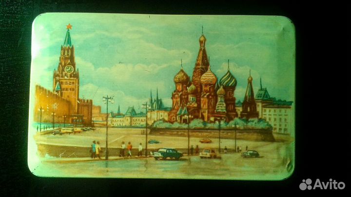 Жестяная коробка Кр.Октябрь СССР