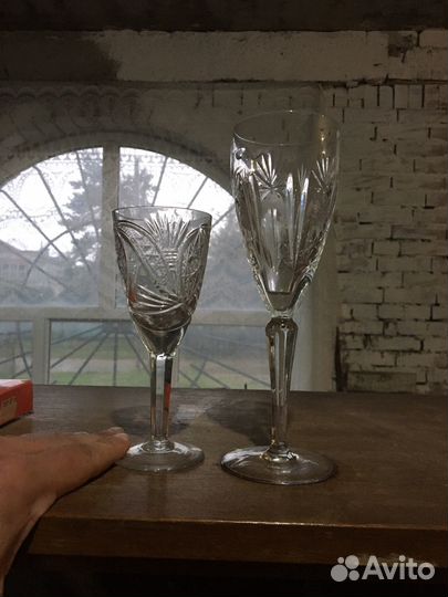 Фужеры,бокалы,Чехия