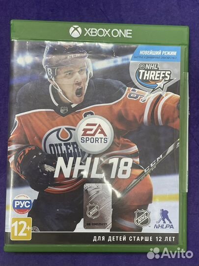Игра NHL 18 (Xbox one s)
