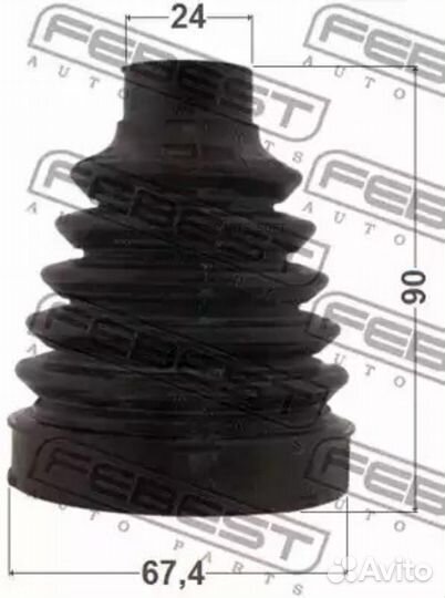 Febest 1015T300 Пыльник шруса внутреннего (комплек