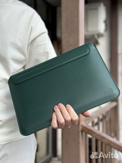 Кожаный чехол для macbook WiWU Skin Pro 2