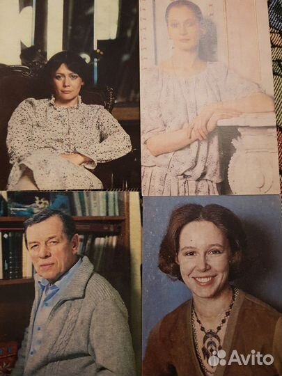 Открытки советских актеров