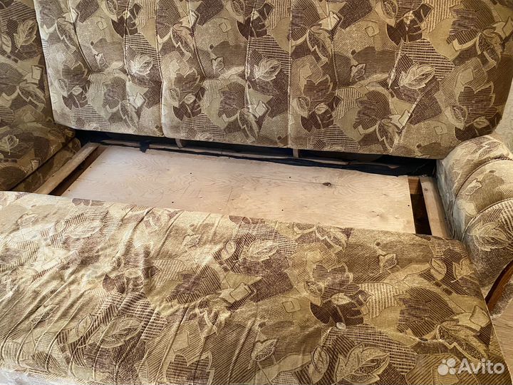 Угловой диван с креслами