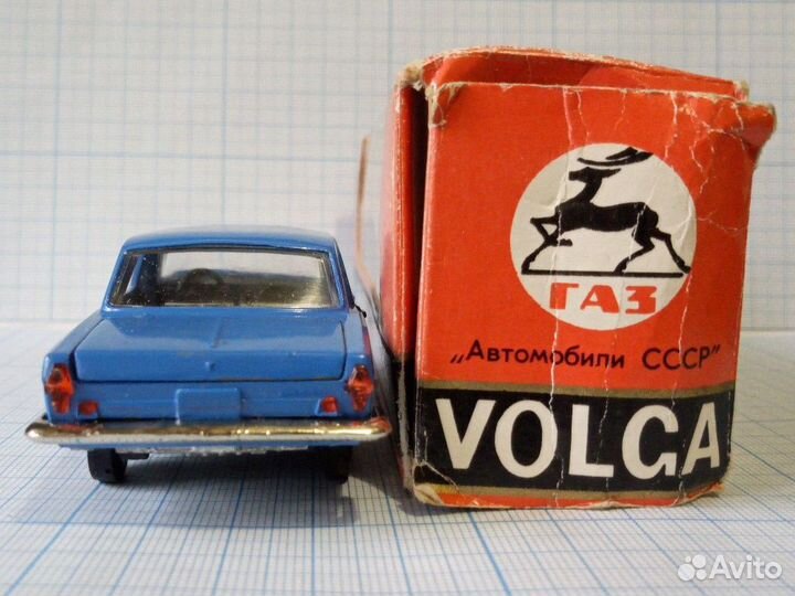 А14 газ 24(01) синий коробка 1:43 без ми металл