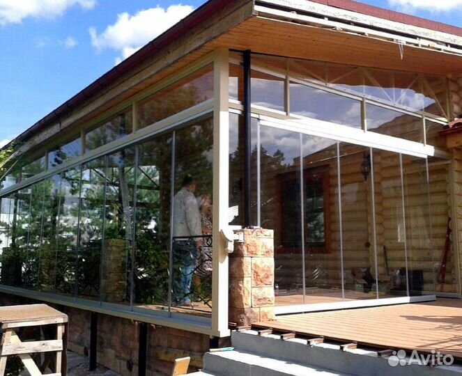 Безрамное остекление