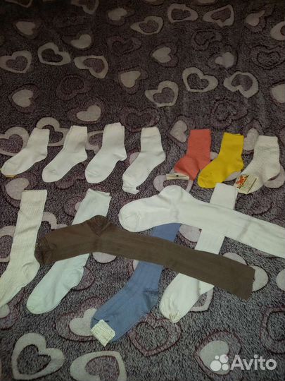 Одежда для дома, колготки новые и б/у, носки