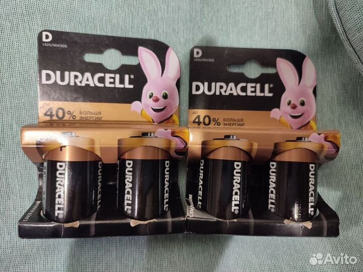 Батарейки duracell D2 / LR20 / MN1300