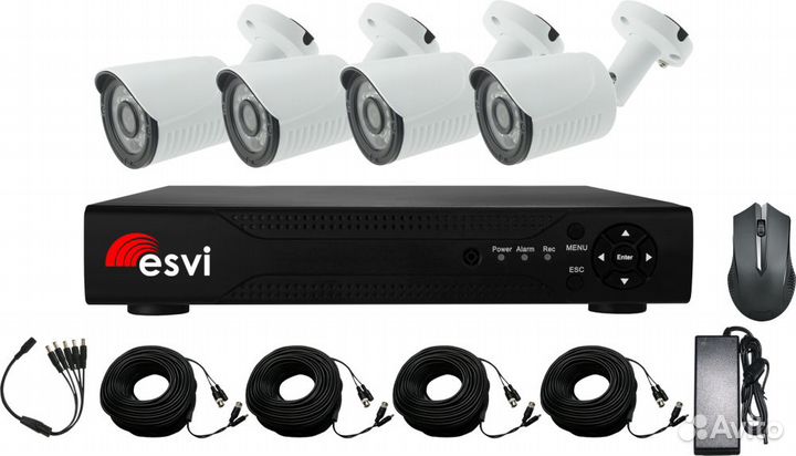 Комплект видеонаблюдения 4-8-16 камер