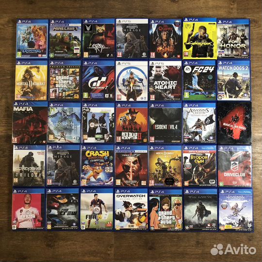 Диски с играми для вашей PS4 и PS5 /обмен/выкуп