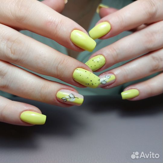 Наращивание ногтей, маникюр,педикюр